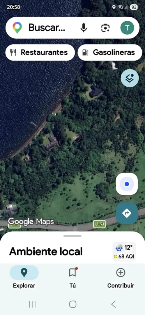 MUY BONITA PARCELA A ORILLAS DEL LAGO RUPANCO